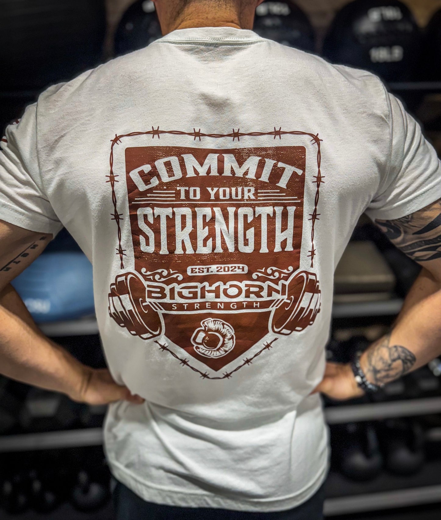 Copper Commit Tee (White)